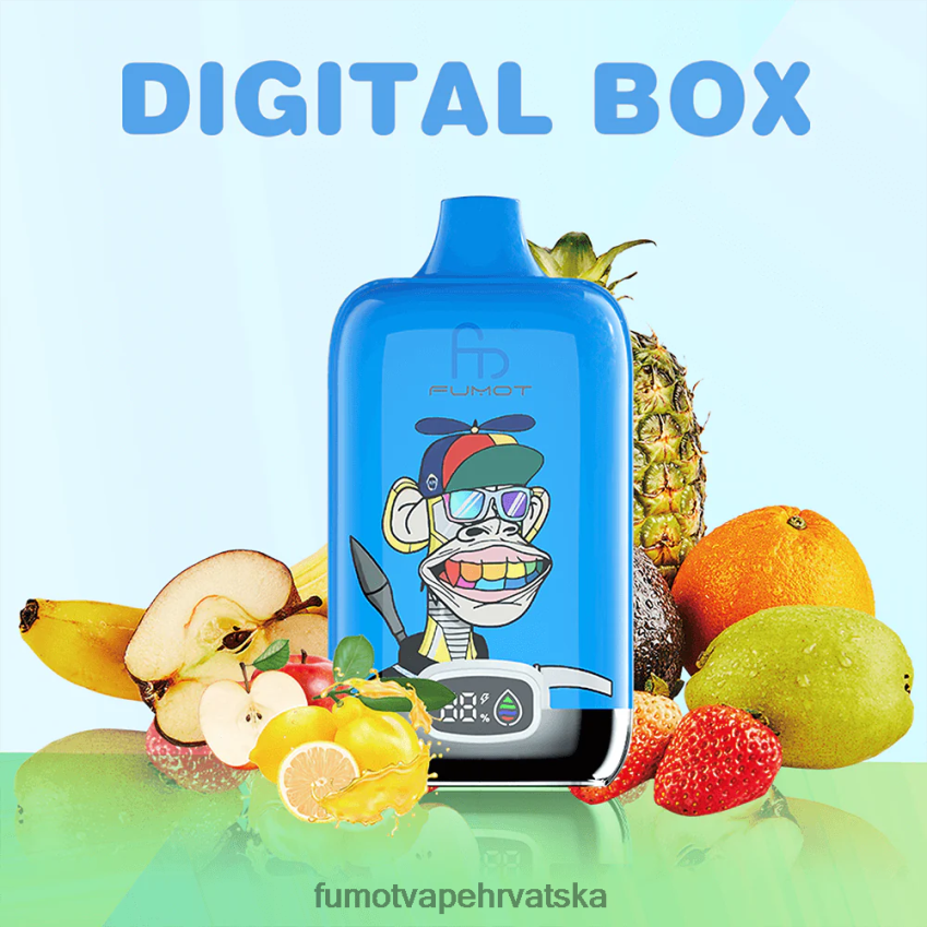 Fumot Discount Code | borovnica trešnja brusnica Z0020B118 12000 jednokratnih vape pod - 20 ml (1 komad) Fumot Digital Box