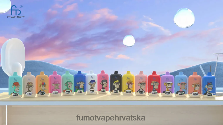 Fumot Disposable Vape | jagoda lubenica Z0020B153 jednokratni vape pod 12000 - 20 ml (1 komad) Fumot Digital Box