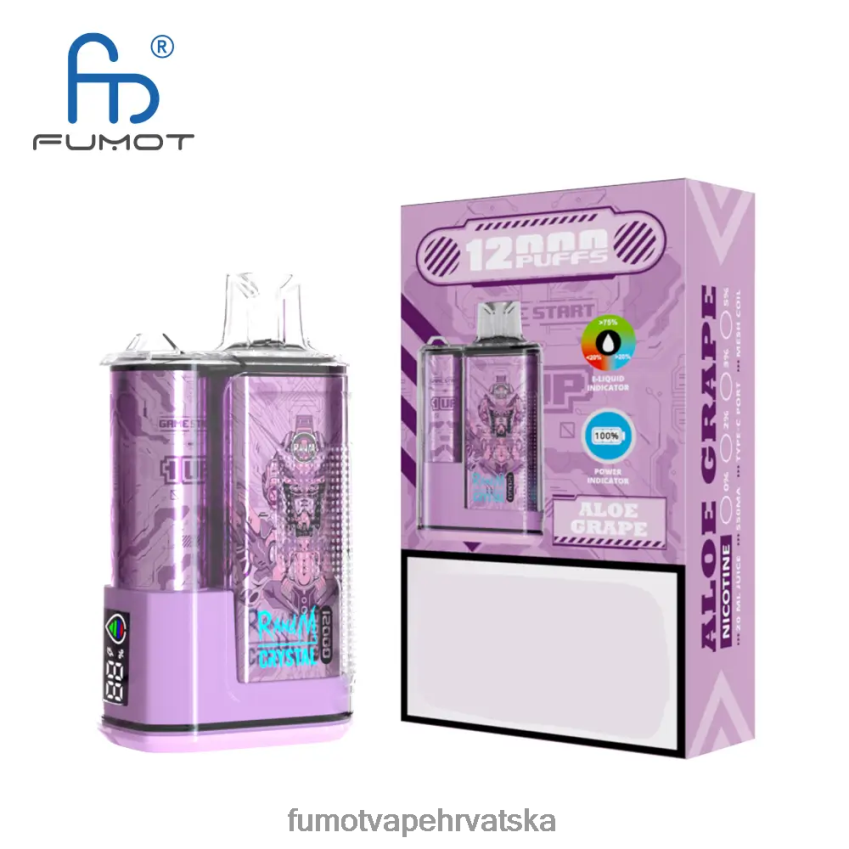 Fumot Disposable Vape | apple berry blast Z0020B253 12000 jednokratna kutija za vape - 20 ml (1 komad) Fumot Crystal