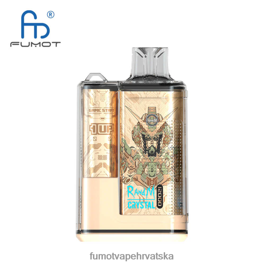 Fumot Hrvatska | jagoda kivi Z0020B281 20 ml 12000 jednokratna kutija za vape (1 komad) Fumot Crystal