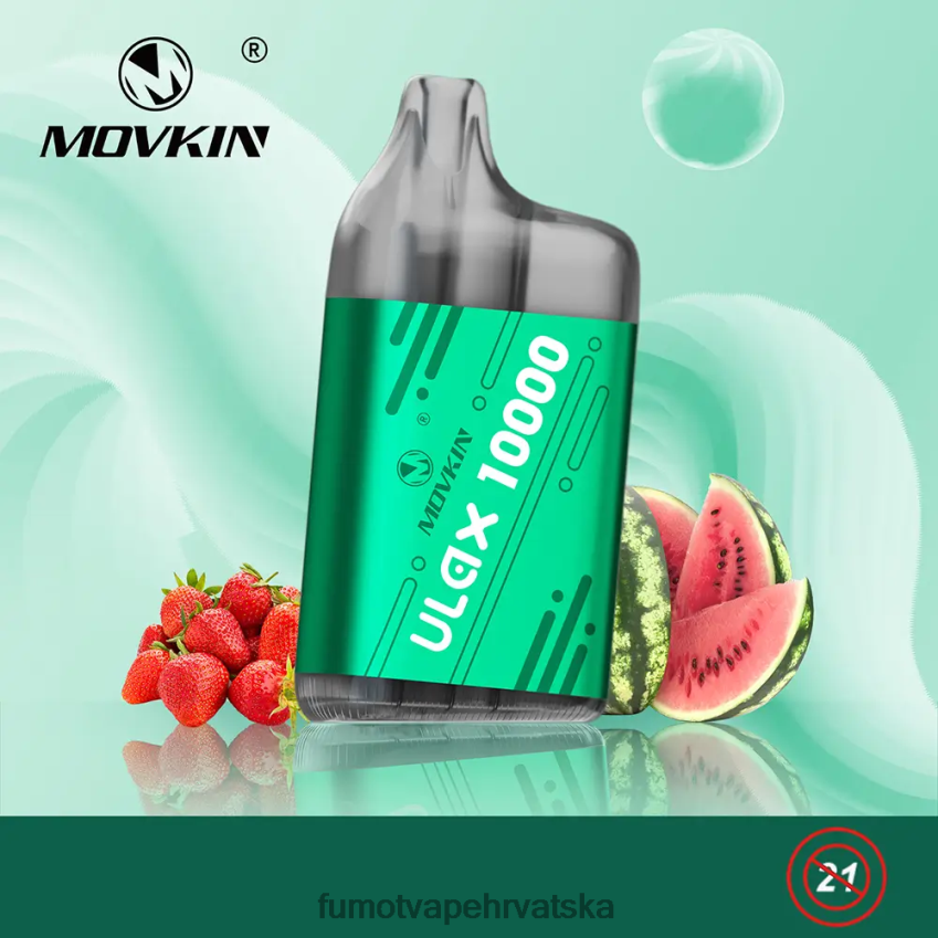 Fumot Vape Hrvatska | breskva mango Z0020B312 10000 jednokratnih vape pod - 12 ml (1 komad) Fumot Movkin Ulax