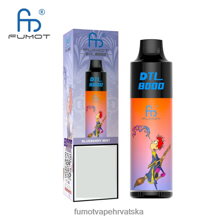 Fumot Discount Code | voćni punč Z0020B418 8000 jednokratna vape olovka - 16ml (1 komad) Fumot DTL