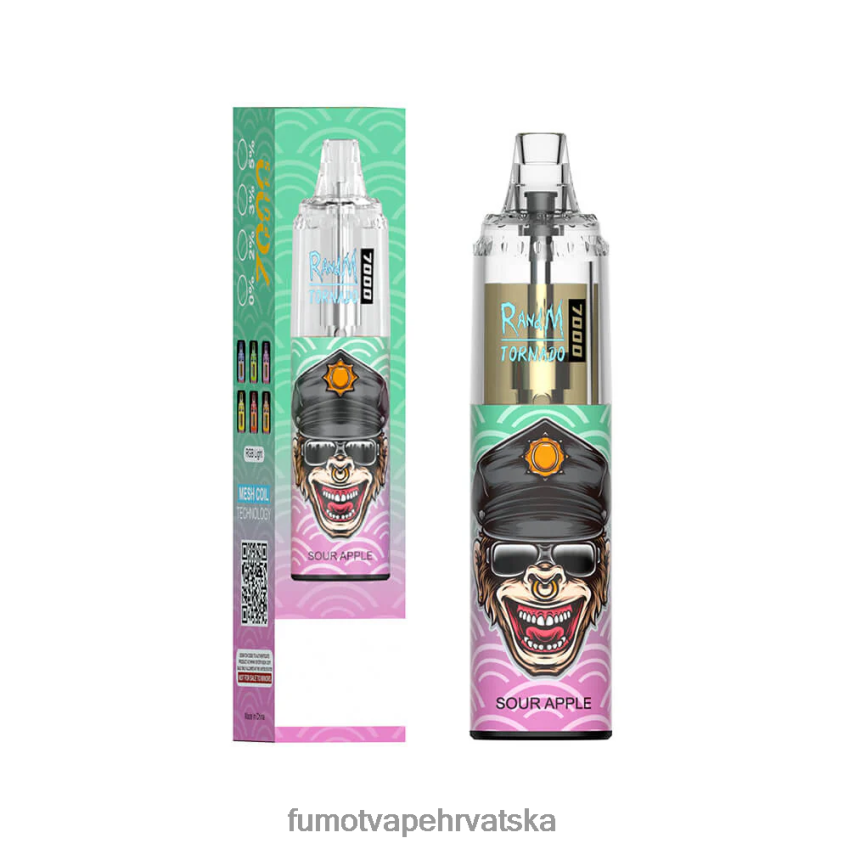 Fumot Discount Code | Gumeni medo Z0020B78 7000 jednokratna vape olovka - 14 ml (1 komad) Fumot Tornado