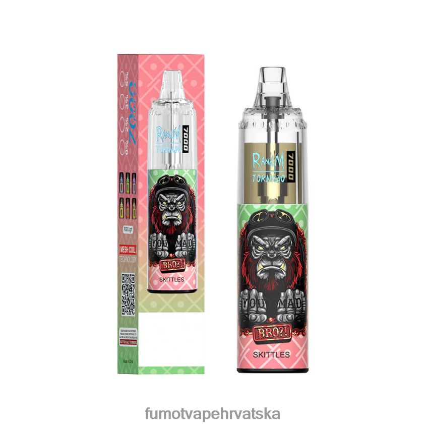 Fumot Discount Code | Gumeni medo Z0020B78 7000 jednokratna vape olovka - 14 ml (1 komad) Fumot Tornado