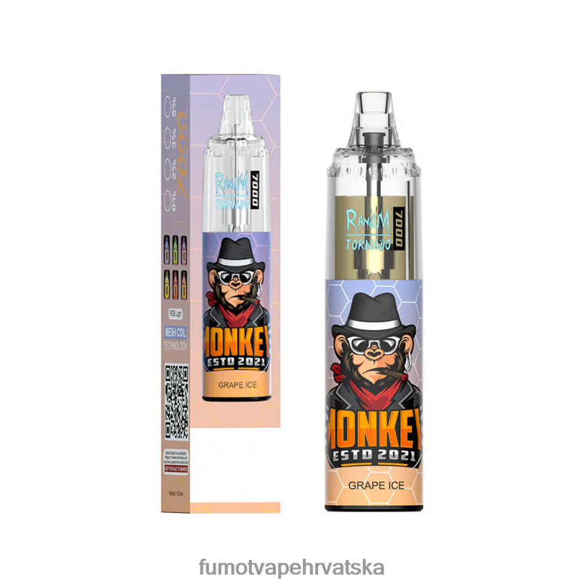 Fumot Discount Code | Gumeni medo Z0020B78 7000 jednokratna vape olovka - 14 ml (1 komad) Fumot Tornado