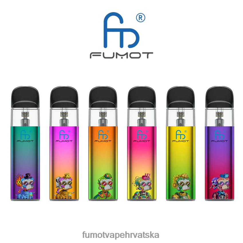 Fumot Hrvatska | zeleno-ljubičasta Z0020B551 tpd-kompatibilan prazan komplet za vape (1 komad) Fumot Dazzle Lite