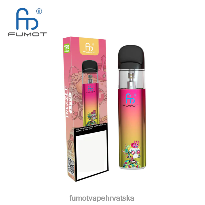 Fumot Hrvatska | zeleno-ljubičasta Z0020B551 tpd-kompatibilan prazan komplet za vape (1 komad) Fumot Dazzle Lite