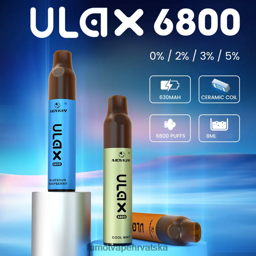 Fumot Vape Price | jagoda lubenica Z0020B329 6800 jednokratni vape, keramička spirala - 8ml (1 komad) Fumot Movkin Ulax