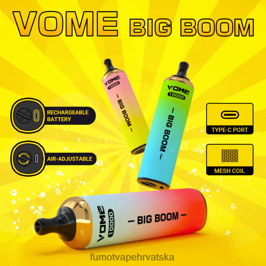 Fumot Discount Code | cola Z0020B448 jednokratna vape olovka 10000 - 20 ml (1 komad) Fumot Vome Big Boom